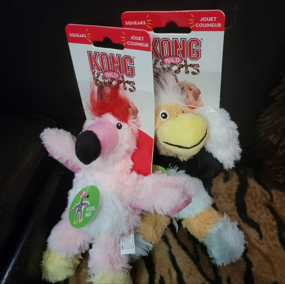 KONG Dog Wild Knots Birds Plush Toys Assorted Ea. Sm Med